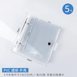 Yoofun 100/50 Pockets PVC Portable Photo Album Laser Color Album for Mini Instax & Name Card Album Photo Book Transparent