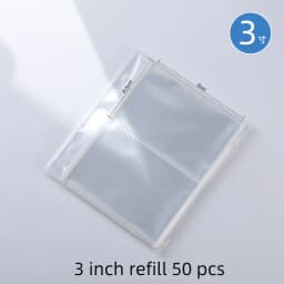 Yoofun 100/50 Pockets PVC Portable Photo Album Laser Color Album for Mini Instax & Name Card Album Photo Book Transparent
