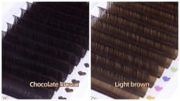 ABONNIE Dark Brown Eyelash Extension Mix 8-15mm Mink Individual Eyelash Lashes High Quality Color Natural Korean Eyelashes