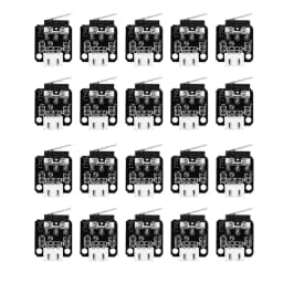 5PCS X/Y/Z Axis End Stop Limit Switch 3Pin N/O N/C Control easy to use Micro Switch For CR10 Series Ender 3 3D Printer Parts