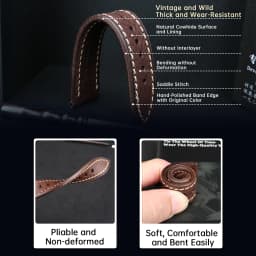 Luxury Handmade Watch Band Genuine Cow Leather Watch Strap With Butterfly Buckle Bracelet For Hamilton SEIKO Citizen Watchbands