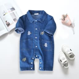 IENENS Baby Rompers Newborn Jumpsuits Clothes Denim One-pieces 0-18 Months Boy Girl Soft Suits Kids Clothes