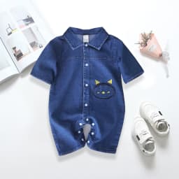 IENENS Baby Rompers Newborn Jumpsuits Clothes Denim One-pieces 0-18 Months Boy Girl Soft Suits Kids Clothes