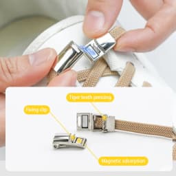 4Pcs/2Pair Shoelace Buckle Metal Shoelaces Magnetic Buckle Accessories Metal Lace Lock AF1 DIY Sneaker Kits Metal Laces Buckle