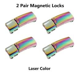 4Pcs/2Pair Shoelace Buckle Metal Shoelaces Magnetic Buckle Accessories Metal Lace Lock AF1 DIY Sneaker Kits Metal Laces Buckle