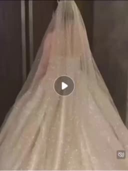 Shiny Cathedral Veil Sparking Wedding Bridal Veil white Ivory Champagne With Comb Customized veil Wedding Accessories