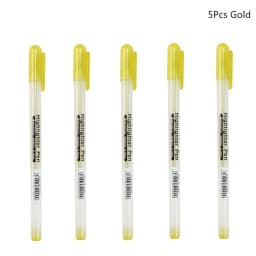 3/13Pc White Gel Pen 0.8mm Fine Point White Pen Refill Rod for Artists Art Drawing Sketching Writing Highlight Marker Fineliner