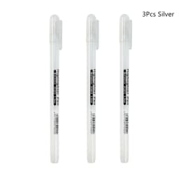 3/13Pc White Gel Pen 0.8mm Fine Point White Pen Refill Rod for Artists Art Drawing Sketching Writing Highlight Marker Fineliner