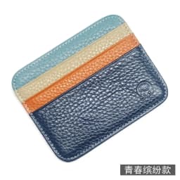 Vintage Cowhide Leather ID Card Bag With 7 Card Slots Super Thin Genuine Leather Bank Credit Card Holder Coin Purse Wallet