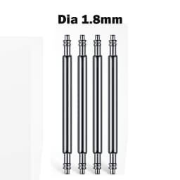 10PCS Dia 1.5mm/1.8mm Spring bars Strap link Pins fits 16mm 18mm 19mm 20mm 21mm 22mm 24mm 26mm 28mm Watch band Strap Links Bars