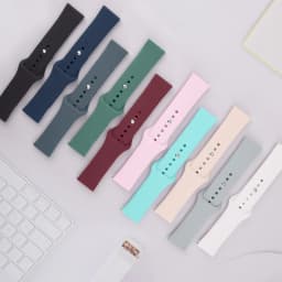 Silicone Watch Band Quick Release 20mm 22mm Strap Universal Replacement Sports Bracelet Smartwatch Accessories Wrist Watchband