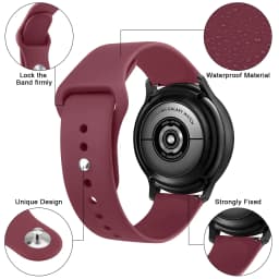 Silicone Watch Band Quick Release 20mm 22mm Strap Universal Replacement Sports Bracelet Smartwatch Accessories Wrist Watchband