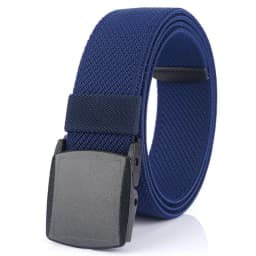 VATLTY Metal Free Men's Elastic Belt Strong Engineering Plastic Quick Release Nylon Buckle Unisex Stretch Belt Outdoor Girdles
