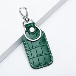 Entrance Guard Access Keychain Leather Cover for StarLine Alarm Tags PIK Intercom Keys Holder DIY Badge Case for The PanDect Tag