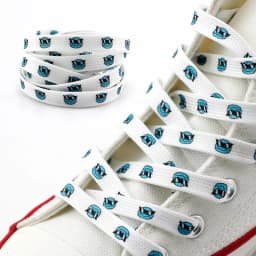 Cartoon Laces Shoe Athletic String No Elasticity Flat Shoelaces Of Sport White Leisure Women Sneaker Lacet Shoelaces Accessories