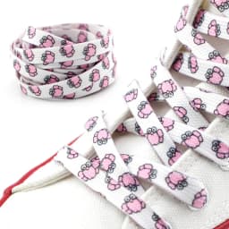 Cartoon Laces Shoe Athletic String No Elasticity Flat Shoelaces Of Sport White Leisure Women Sneaker Lacet Shoelaces Accessories