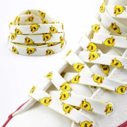 Cartoon Laces Shoe Athletic String No Elasticity Flat Shoelaces Of Sport White Leisure Women Sneaker Lacet Shoelaces Accessories