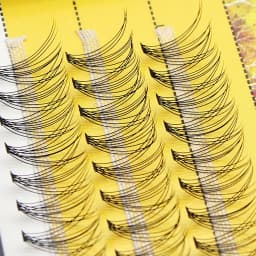 Premium 60 Bundles Mink Eyelash Extension Natural 3D Russian Volume Faux Eyelashes Individual 10D Cluster Lashes Makeup Cilia