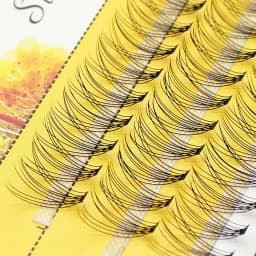 Premium 60 Bundles Mink Eyelash Extension Natural 3D Russian Volume Faux Eyelashes Individual 10D Cluster Lashes Makeup Cilia
