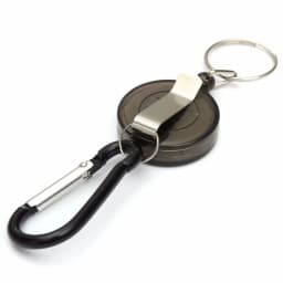 Metal Retractable Easy Pull Key Ring ID Holders Lanyard Badge Holder Reel Name Badge ID Tag Card Clip Recoil Reel Belt Clip