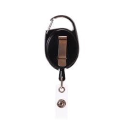 Metal Retractable Easy Pull Key Ring ID Holders Lanyard Badge Holder Reel Name Badge ID Tag Card Clip Recoil Reel Belt Clip