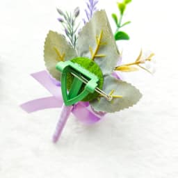 Purple Groom Boutonniere Wedding Corsage Pins Brooch Flowers Artificial Roses Groomsman Buttonhole Flower Marriage Accessories D