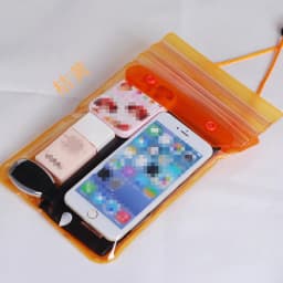 Swimming Bag Phone Wallets Keys Storage Three-layer Super-tight Seal with Double Button Fix Beach Rafting Outdoor Waterproof Dry