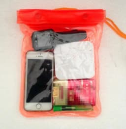 Swimming Bag Phone Wallets Keys Storage Three-layer Super-tight Seal with Double Button Fix Beach Rafting Outdoor Waterproof Dry