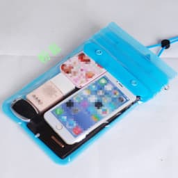 Swimming Bag Phone Wallets Keys Storage Three-layer Super-tight Seal with Double Button Fix Beach Rafting Outdoor Waterproof Dry