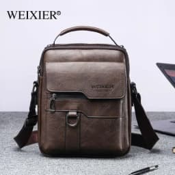 2021 New Men's Messenger Bag Brand designer PU Leather Retro Large-capacity Shoulder Bag Man Handbag Travel Backpack Sac à main