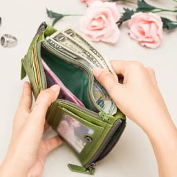 Contact‘S Genuine Leather Fashion Short Wallet Women Small Hasp Photo Card Holder Wallets for Women Female Coin Purse