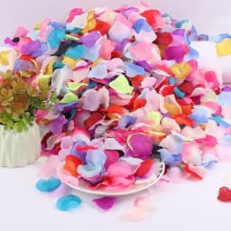 Black Artificial Rose Petals For Wedding Party Flower Favors Decoration Roses Supplies 500pcs Silk Petals Rosas Para Casamento