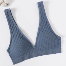 Women Push-Up Bra Deep V Ribbed Bralette Seamless Padded & Unlined Bra Two Versions Underwear Top Female Sexy Lingerie S-XL