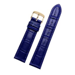 Genuine leather bracelet blue color watch-Strapfor citi-zen ro-ssini watchband14 16 18 20mm 21 22mm 23mm watch bandwholesale