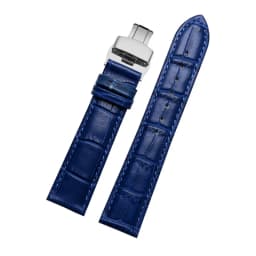 Genuine leather bracelet blue color watch-Strapfor citi-zen ro-ssini watchband14 16 18 20mm 21 22mm 23mm watch bandwholesale