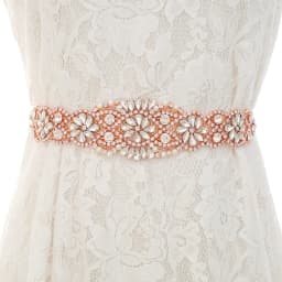 NZUK Silver Gold/Rose Gold Rhinestone Wedding Dress Belt Crystal Wedding Belts Satin Wedding Accessories Bridal Ribbon Belts