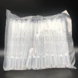 200pcs Lab 0.2ml 0.5ml 1ml 2ml 3ml 3ml-L 5ml 10ml Plastic Pasteur Pipette Transfering Dropper for School Experiment