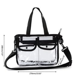 Transparent Waist Funny Pack Clear Sling Belt Bag PVC Portable Travel Hip Bum Small Purse Crossbody Shoulder Chest Phone Pouch