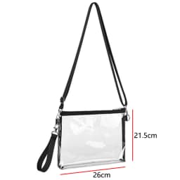 Transparent Waist Funny Pack Clear Sling Belt Bag PVC Portable Travel Hip Bum Small Purse Crossbody Shoulder Chest Phone Pouch