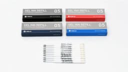 For Xiaomi Metal Sign pen Kaco 0.5MM EU Refill Blue/Black/Red/Navy Blue Ink European Standard Retractable Gel Pens 10Pcs/Pack
