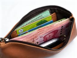 ZRCX Men's Genuine Leather Long Zipper Wallet First Layer Cowhide Youth Ultra-Thin Handbag Wallet Trendy Brand Simple Wallet