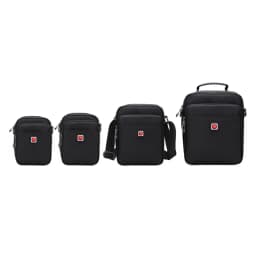 JANGEAR Men Shoulder Bag Casual Messenger Bags Waterproof Man Purse Zipper Crossbody Can Wear A Belt Multi-purpose Mini Belt Bag
