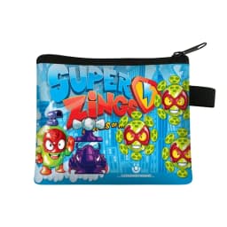 Super Zings Cartoon Print Coin Purse Casual Travel Coin Bag Woman Shopping Portable Fashion Wallet Girl Gift