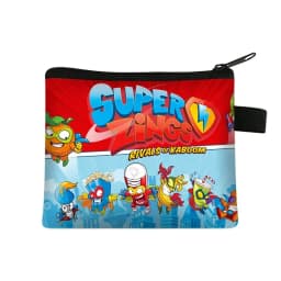 Super Zings Cartoon Print Coin Purse Casual Travel Coin Bag Woman Shopping Portable Fashion Wallet Girl Gift
