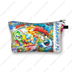 Super Zings Cosmetic Case Woman Cartoon Game Makeup Bag Large Capacity Multifunction Toy storage bag Children Best Gift