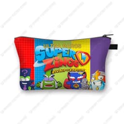 Super Zings Cosmetic Case Woman Cartoon Game Makeup Bag Large Capacity Multifunction Toy storage bag Children Best Gift