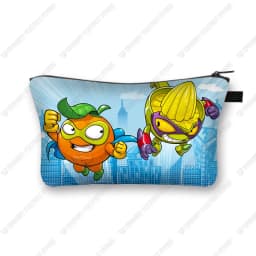 Super Zings Cosmetic Case Woman Cartoon Game Makeup Bag Large Capacity Multifunction Toy storage bag Children Best Gift