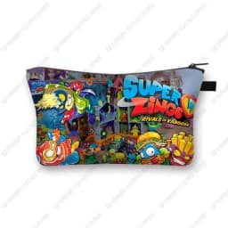 Super Zings Cosmetic Case Woman Cartoon Game Makeup Bag Large Capacity Multifunction Toy storage bag Children Best Gift