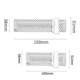 51mm 60mm Universal DB Killer Catalyst Slip On Motorcycle Silencer Noise Sound Exhaust Moto Escape Muffler