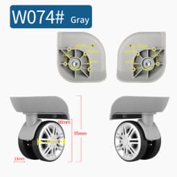 Suitcase Luggage Case Casters Replacement Trolley Case Wheel Mute Universal Wheel Suitcase Caster Accessories Suitcase Caster